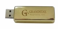 Metal Pen Drive - Gold Bar