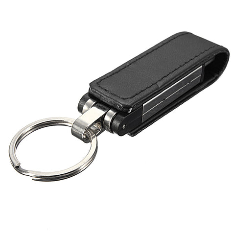 Leather Pen Drive - Rectangular Magnetic