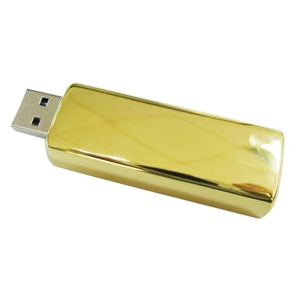 Metal Pen Drive - Gold Bar