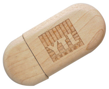 Wooden Pen Drive - Curved